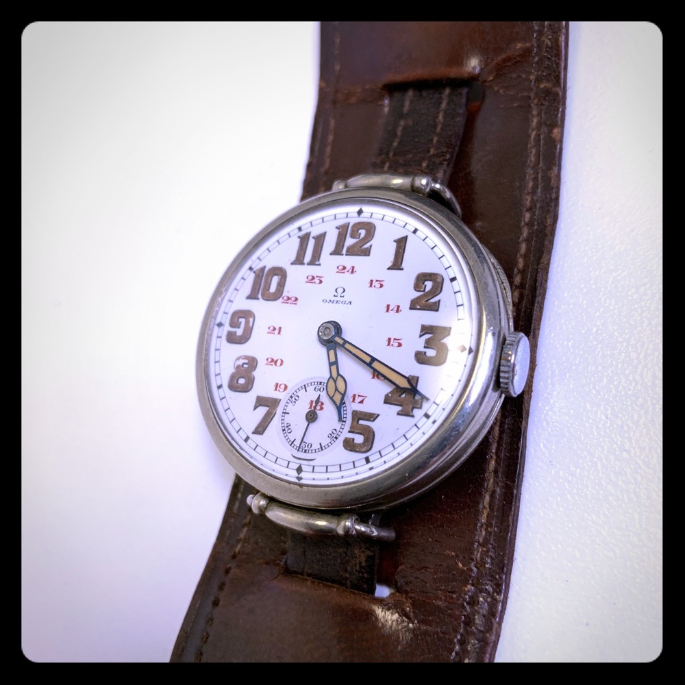 Big early 1915 vintage Omega in PRISTINE condition